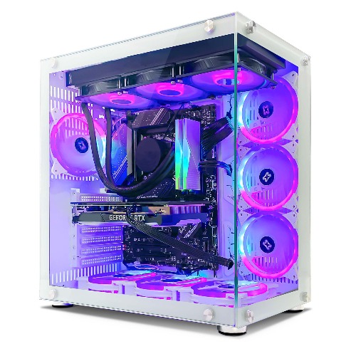 INFOMAX | Gamer-pc, desktopcomputer, gaming-pc - Intel Core i5-12400F processor • NVIDIA RTX 4070 12 GB • 16 GB DDR4 RAM • 1 TB SSD • WiFi • ARGB-behuizing • Waterkoeling Free OS - Core i5-12400F - RTX 4070 12 GB