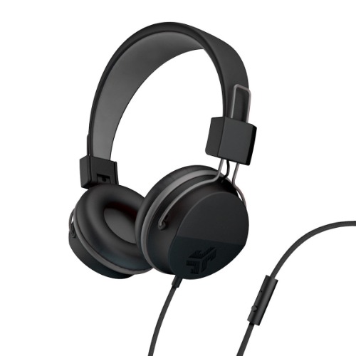 Neon Wired On-Ear Headphones - Black