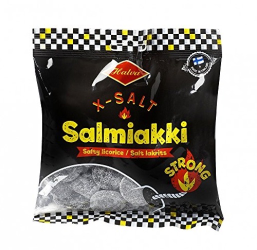 2 Bags x 120g of Halva X-Salt Salmiakki - Mix - Original - Finnish - Fresh & Strong - Salty Licorice - Salmiak - Wine Gums - Candies - Sweets