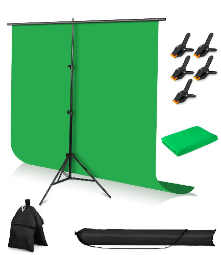 Greenscreen with stand