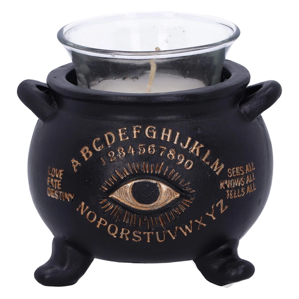All Seeing Eye Cauldron Tealight Candle Holder Pagan Gothic Occult Witchcraft Decorative Home Accessory