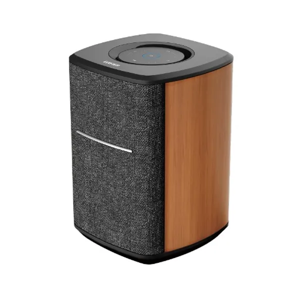 Edifier WiFi Smart Speaker Without Microphone, Works with Alexa, Supports AirPlay 2, Spotify Connect,Tidal Connect, 40W RMS One-Piece Wi-Fi and Bluetooth Sound System, MS50A - 