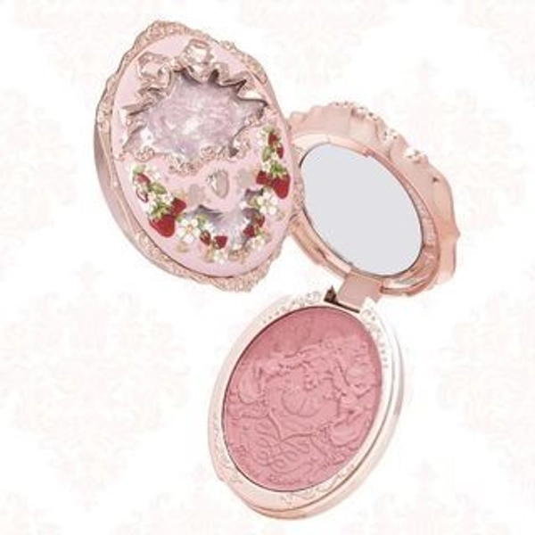 Strawberry Rococo Embossed Blush-Ballet