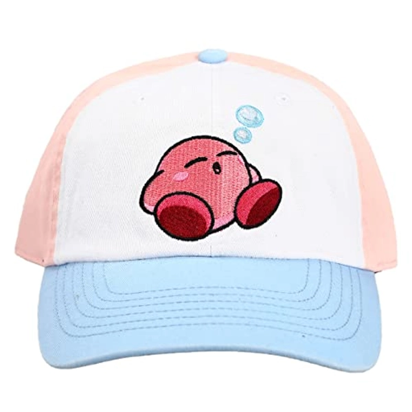 Kirby Sleeping Embroidered Art Men's Contrast Hat Multicolored