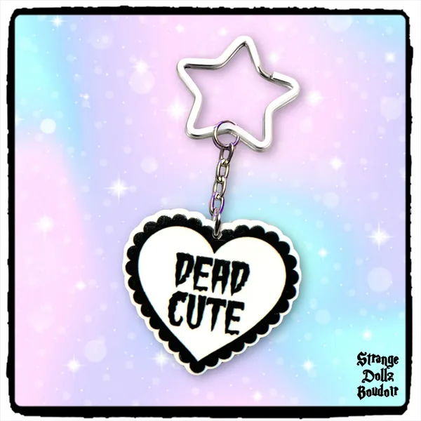 Dead Cute keychain