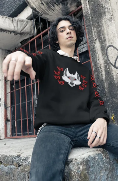 Death Wolf Crewneck Sweatshirt XL
