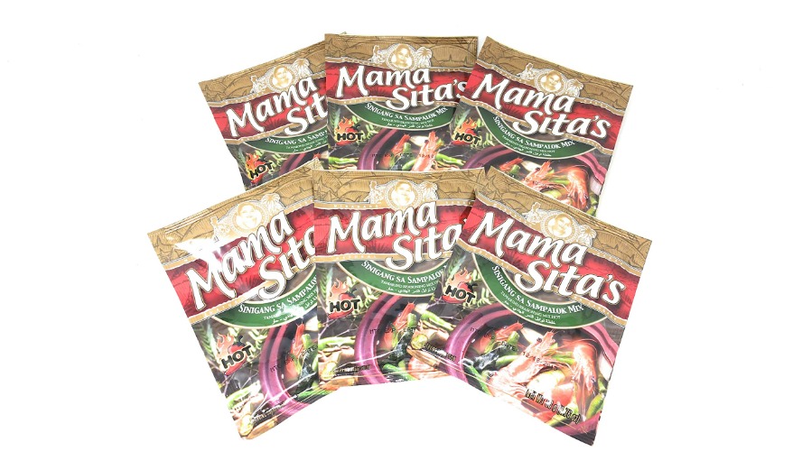 Mama Sita's Sinigang Sa Sampalok Mix Tamarind Seasoning Mix Hot 50g (1.76oz) 6 Pack - Sinigang Sa Sampalok Mix Tamarind Seasoning Mix Ho