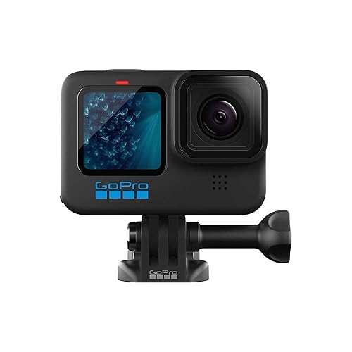 GoPro HERO11 Black - Waterproof Action Camera with 5.3K60 Ultra HD Video, 27MP Photos, 1/1.9" Image Sensor, Live Streaming, Webcam, Stabilization