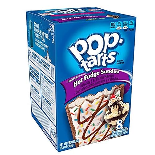 Kellogg's Pop Tarts Hot Fudge Sundae, 8 Count - 1 Ounce (Pack of 1)
