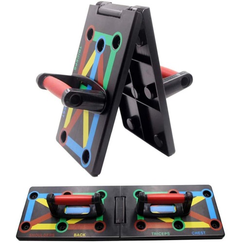 Cretee 12 in 1 foldable Push Up Rack