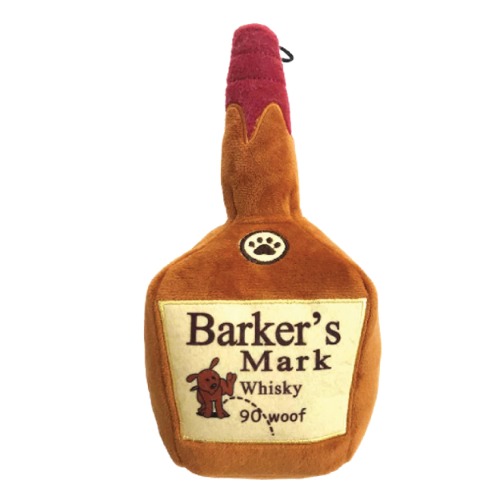 Lulubelles Power Plush | Barker's Mark (Large) | Yappy Hour Plush Dog Toy with Squeaker | Funny Dog Toy | Fun, Durable, and Safe | Huxley & Kent Squeaky Dog Toys - Large