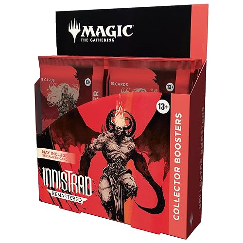 Magic: The Gathering Innistrad Remastered Collector Boosters - 12 Packs (180 MTG Cards) - Collector Booster Box