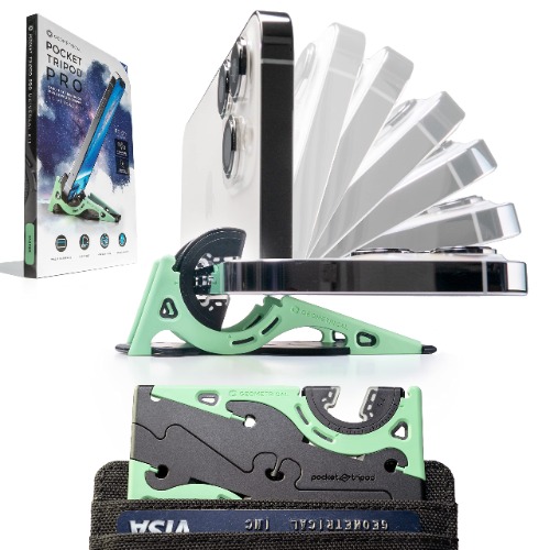 Pocket Tripod Wallet-Size iPhone Tripod - Universal Kit (Jasper Green) - Jasper (iP12)