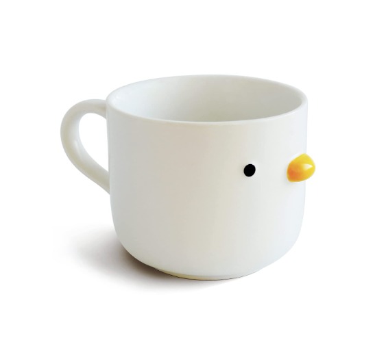 PURROOM Large Breakfast Mug, Handmade Glaze Duck Cup, Safety Ceramic Coffee Mug & Oatmeal Soup Cup, 22oz Oversized Cute Cereal Cup. Best Gifts For Family Friends. - Large Breakfast Mug