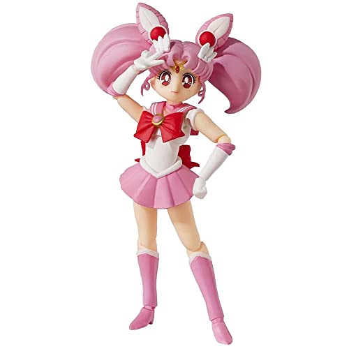 TAMASHII NATIONS Tamashi Nations - Pretty Guardian Sailor Moon - Sailor Chibi Moon (Animation Color Edition), Bandai Spirits S.H.Figuarts - Sailor Chibi Moon