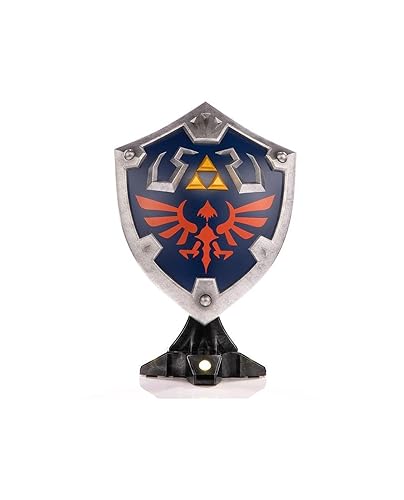 First 4 Figures Zelda Hylian Shield Standard Edition Statuette PVC 29 cm, BOTWHS, Schwarz