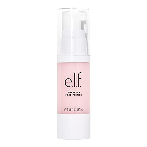e.l.f. Poreless Face Primer, Skin-Perfecting, Lightweight & Long Lasting, Smooths & Preps to Create A Flawless Base, Infused with Tea Tree, 1 Oz - Poreless Face Primer - 30 ml (Pack of 1)