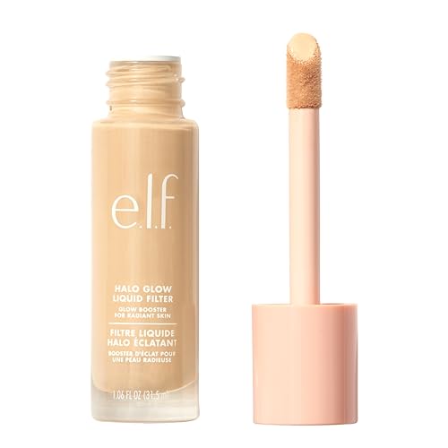 e.l.f. Halo Glow Liquid Filter, Complexion Booster For A Glowing, Soft-Focus Look, Infused With Hyaluronic Acid, Vegan & Cruelty-Free, 0.5 Fair - 0.5 Fair