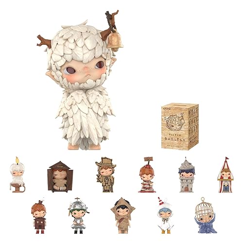 POP MART Hirono Shelter Series Figures, HIRONO Blind Box Figures, Random Design Action Figures Collectible Toys Home Decorations, Holiday Birthday Gifts for Boys and Girls, Single Box - Hirono Shelter Series Figures - Single Box