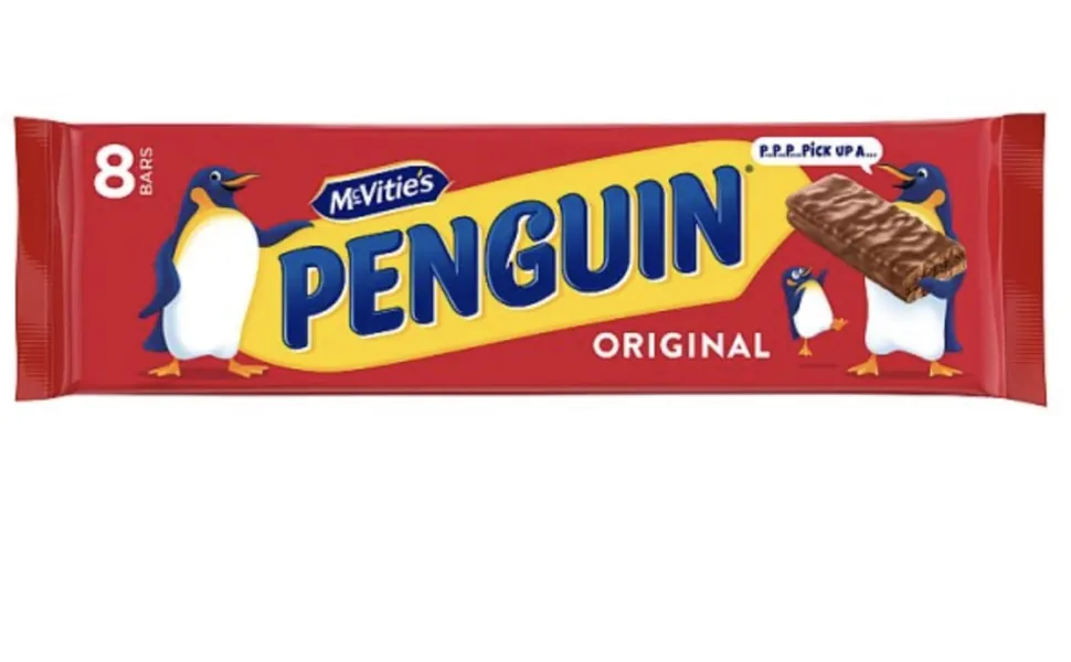 McVitie's Penguin Milk Chocolate Biscuit bars 8pk