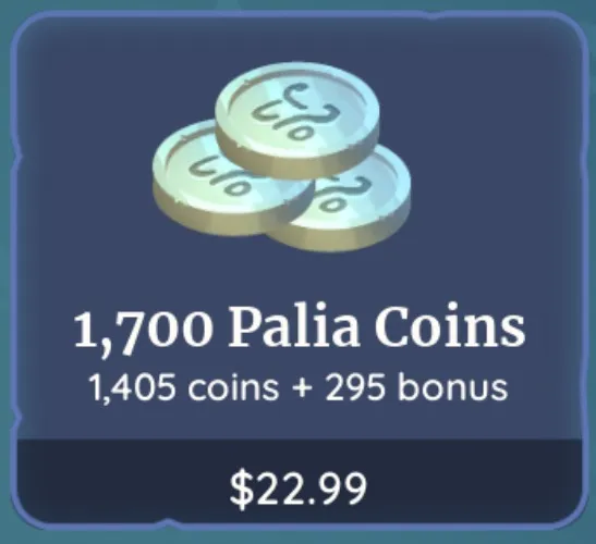 1,700 Palian coins