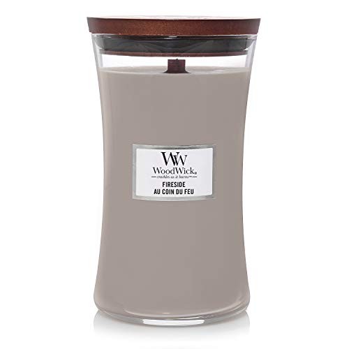 WoodWick Large Hourglass Candle, Lemongrass & Lily, 21.5 oz. - Fireside - hourglass large