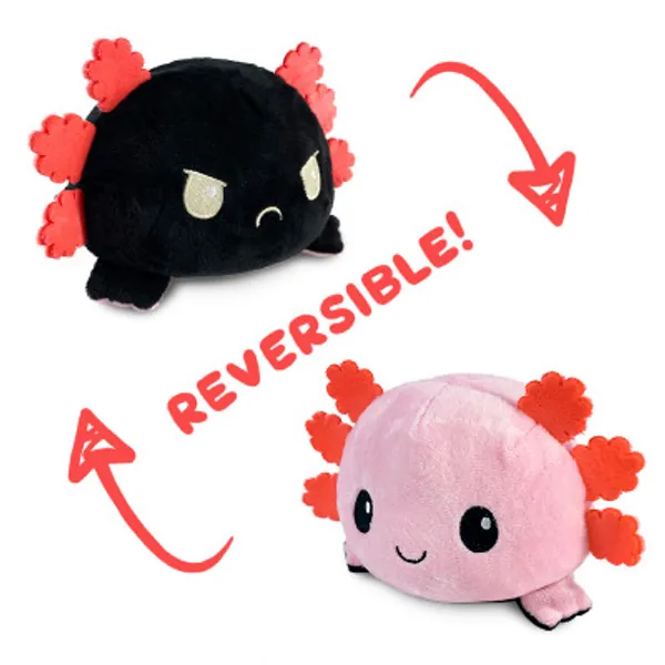 TeeTurtle Reversible Axolotl Plushie | Home of the Original Reversible Octopus Plushie