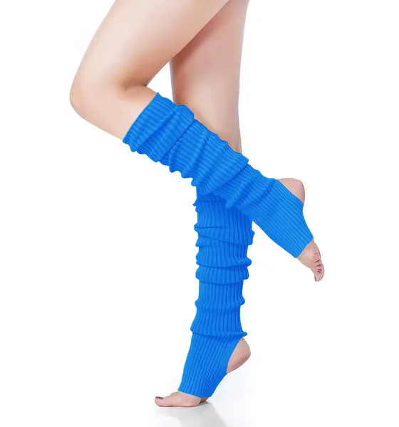 V28 Women’s Neon Knit Leg Warmer for 80s Party Dance Sports Yoga