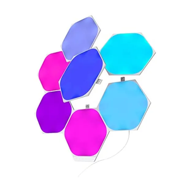 
                            Nanoleaf Shapes - Hexagons Smarter Kit (7 LED Light Panels) - Multicolor
                        