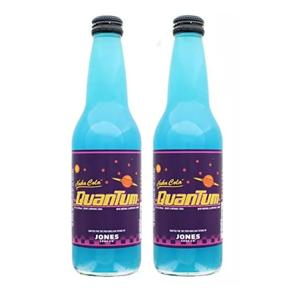 
                            Fallout Nuka-Cola Quantum Jones Soda | Official Berry Flavored Nuka-Cola Soda | Pack of 2
                        