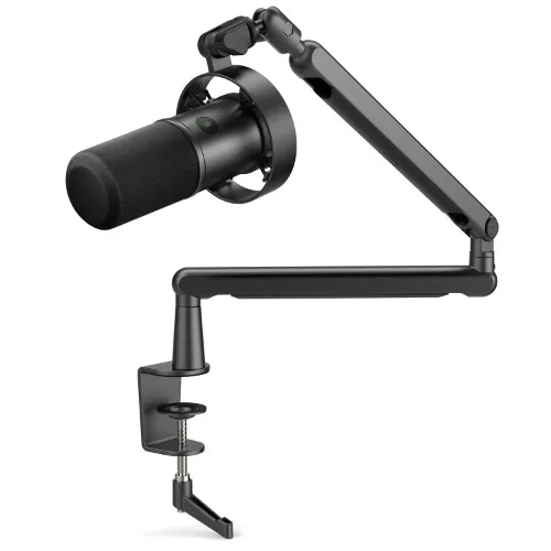 FIFINE Amplitank T688 Professional Studio XLR/ USB Dynamic Microphone Kit with BM88 Boom arm stand