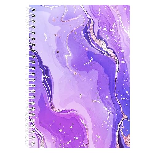 Reusable Sticker Book Collecting Album Blank Sticker Storage Book for Adults A5 Size 32 Sheets Release Paper Sticker Collection Book (Purple) - Purple