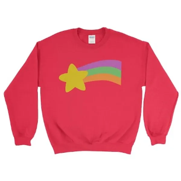 Mabel Rainbow Shooting Star Sweatshirt Gravity Falls Halloween | Etsy