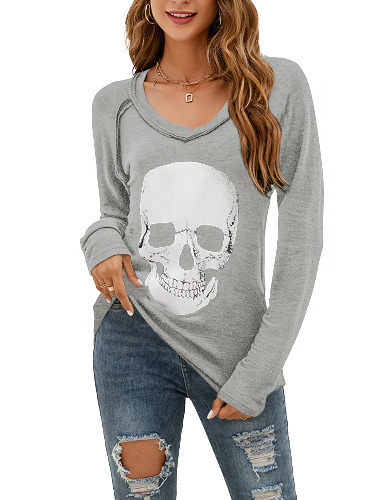 Long Sleeved Skull Shirt