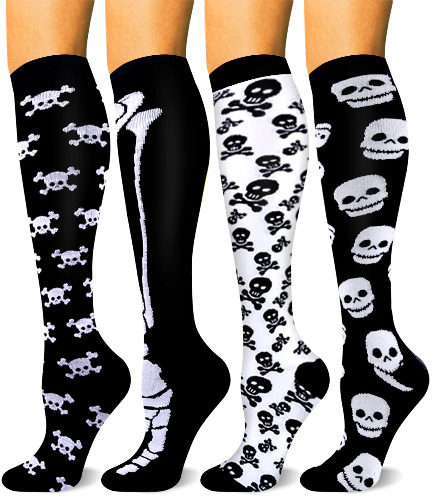 Skull Compression Socks