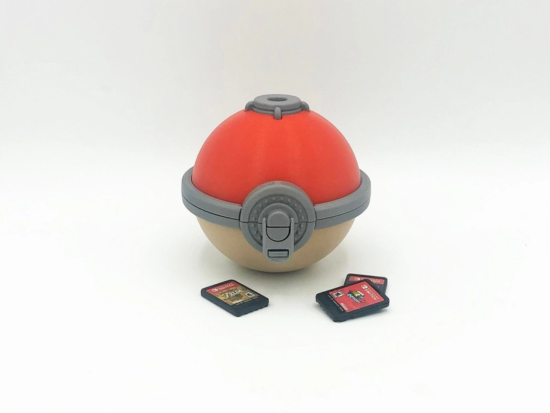 Arceus Ancient Ball Switch Game Cartridge 3D Printed Storage Case - Compatible with Switch Game Cartridges