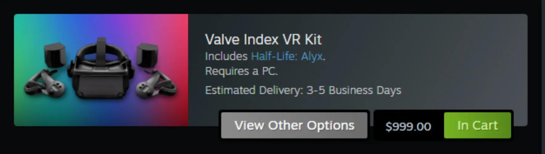 Valve Index VR Kit