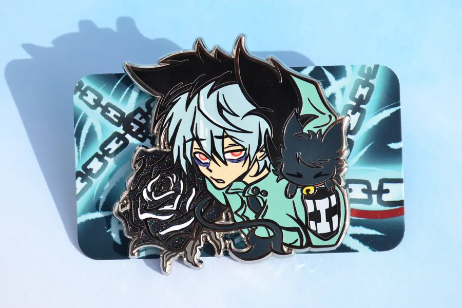 Servamp Kuro Enamel Pin