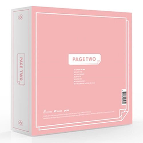 TWICE PAGE TWO 2nd Mini Album Pink Version CD+72p Photo Book+7p Garland+1p Lenticular Card & Holder+3p Photo Card+Tracking Sealed
