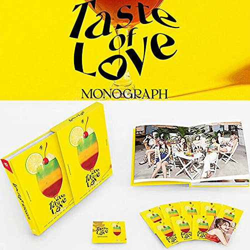 TWICE [ TASTE OF LOVE ] MONOGRAPH. 150p Photo Book+9ea Photo Card K-POP SEALED+TRACKING CODE