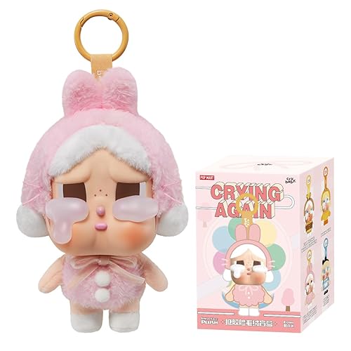 POP MART Crying Again Plush Figure Figures 1Box Zufällige Figuren Anime Actionfiguren Sammelfiguren Sammler Kunstspielzeug Spielzeug Figuren Geschenk - Crying Again Plush Figure - 1PC