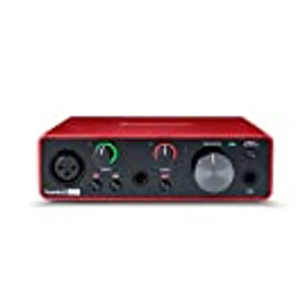 Focusrite Scarlett Solo 3rd Gen USB Audio Interface, for the Guitarist, Vocalist, Podcaster or Producer, Studio Quality Sound, and All the Software Needed for Recording and Songwriting