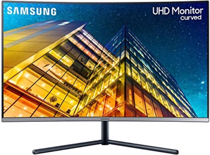 Samsung U32R592 32Inch Curved UHD 4K Gaming Monitor 3840x2160 HDMI, Dport, Dark Blue Grey - 32 Inch - Curved
