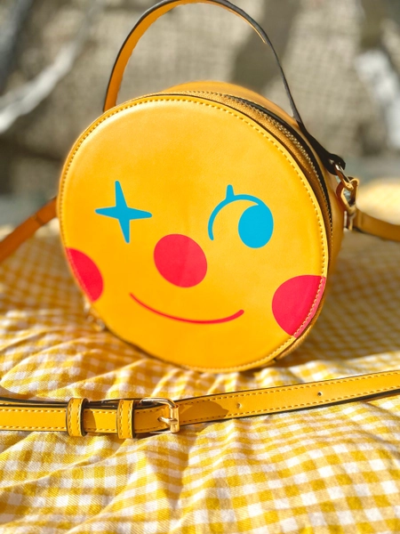 Cheerful Clown Circle Bag