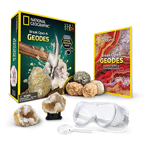 Break Open 4 Geodes Science Kit