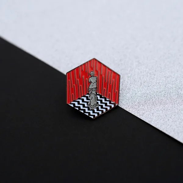 Twin Peaks Black Lodge Statue Pin