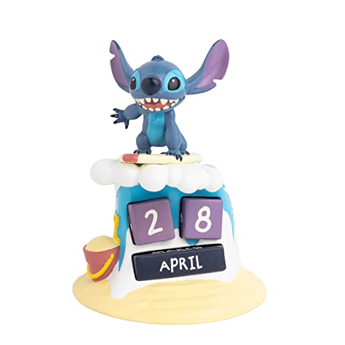 Grupo Erik Disney Stitch Perpetual Calendar | Flip Calendar | Stitch Calendar | Perpetual Calendars | Stitch Desk Calendar | Stitch Gifts | Stitch Figure | Cool Calendar,11.7x11.7x15.5