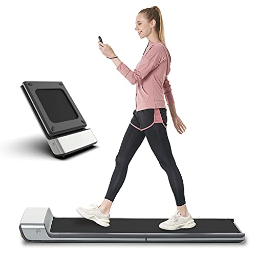 WalkingPad P1 Treadmills for Home Foldable, App & Remote Control Folding Treadmill Walking Machine, Under Desk Treadmill for Home Office Fitness Exercise - Grey