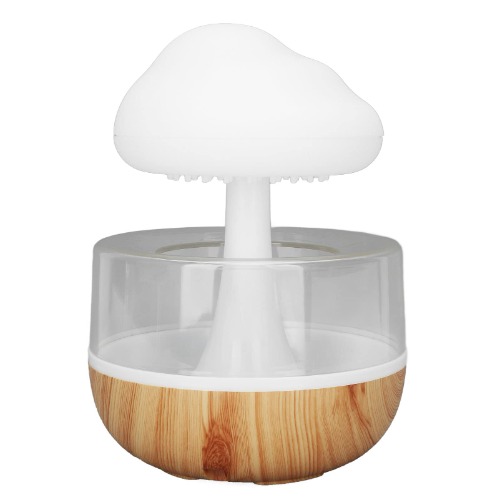 Rain Cloud Humidifier, Cute Water Drip Essential Oil Diffuser with 7 LED Light, Raining Cloud Night Light Aromatherapy Diffuser Rain Drop Humidifier for Anxiety and Stress Relief