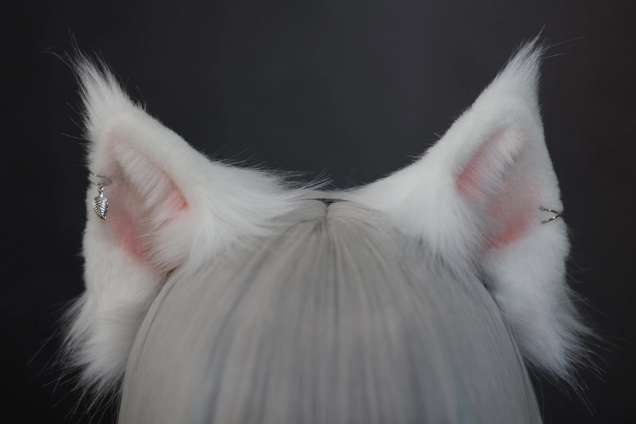 Cat ears headband White/Black/Brown|Cat ears cosplay adult&kids|Kitten ears headband|Neko ears|Furry cat ears with jewelry